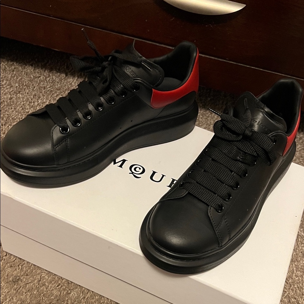 Alexander McQueen White Box with Black Logo